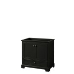 36 Inch Single Bathroom Vanity in Dark Espresso, No Countertop, No Sink, No Mirror