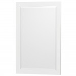 60 Inch Double Bathroom Vanity in White, Light-Vein Carrara Cultured Marble Countertop, Sinks, 24 Inch Mirrors