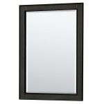 72 Inch Double Bathroom Vanity in Dark Espresso, White Cultured Marble Countertop, Sinks, 24 Inch Mirrors