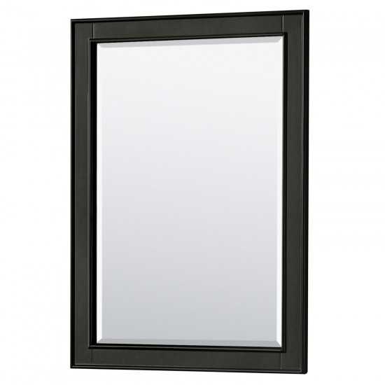 72 Inch Double Bathroom Vanity in Dark Espresso, White Cultured Marble Countertop, Sinks, 24 Inch Mirrors