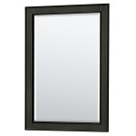 80 Inch Double Bathroom Vanity in Dark Espresso, Light-Vein Carrara Cultured Marble Countertop, Sinks, 24 Inch Mirrors