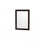 30 Inch Single Bathroom Vanity in Espresso, Carrara Cultured Marble Countertop, Sink, 24 Inch Mirror