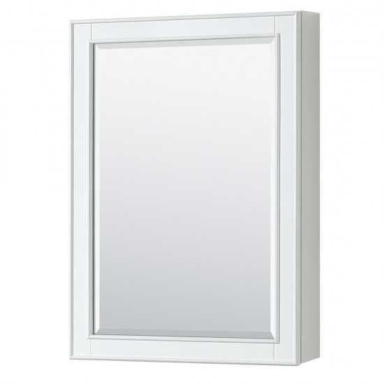 60 Inch Double Bathroom Vanity in White, White Carrara Marble Countertop, Sinks, Gold Trim, Medicine Cabinets