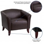 Brown LeatherSoft Chair