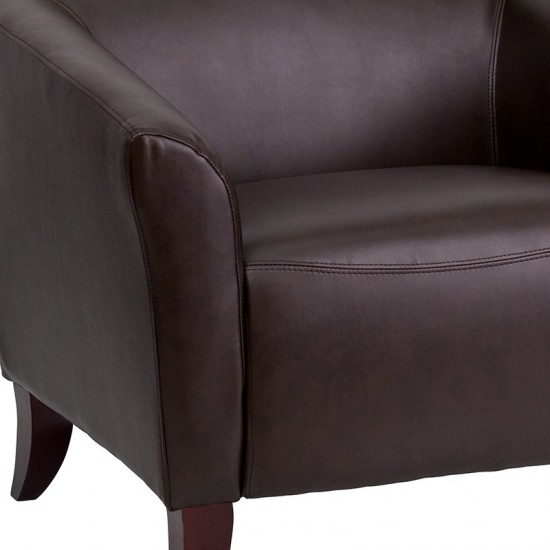 Brown LeatherSoft Chair