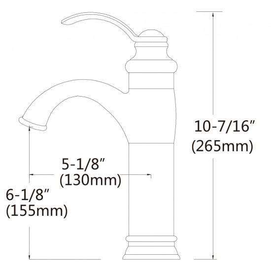 21.5-in. W 1 Hole Ceramic Top Set In White Color - Overflow Drain Incl.