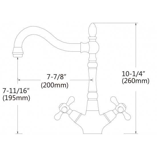 26.25-in. W Above Counter White Vessel Set For 1 Hole Center Faucet