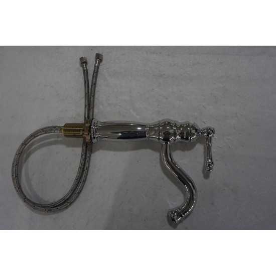 23.5-in. W Above Counter White Vessel Set For 1 Hole Center Faucet