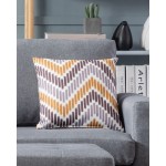 Robin Gray Fabric Reversible Sectional Sofa with Ottoman
