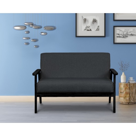 Bahamas Dark Gray Loveseat