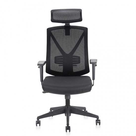 Riley Black Office Chair with Mesh