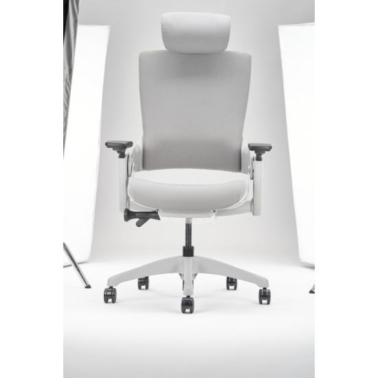 Ariana Gray Office Chair with Headrest