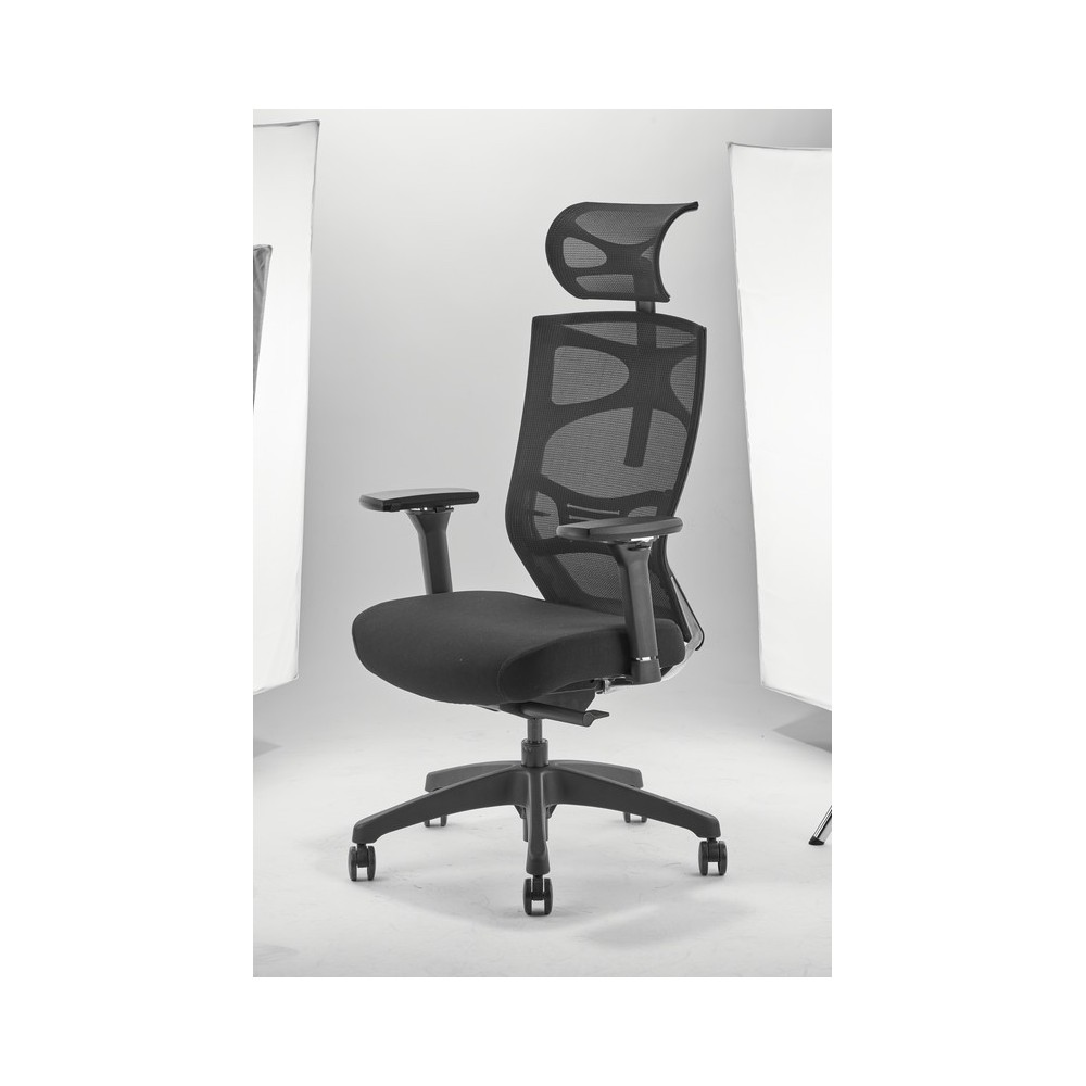 Miles Black Office Chair with Mesh