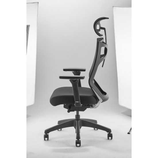 Miles Black Office Chair with Mesh