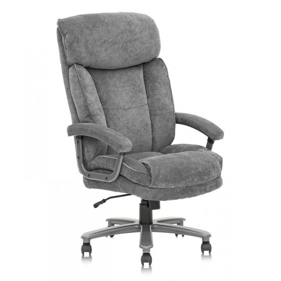 Ellie Big and Tall Gray Office Chair