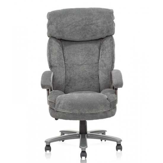 Ellie Big and Tall Gray Office Chair