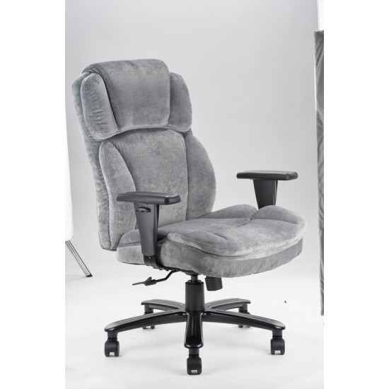 Elena Big and Tall Gray Office Chair