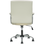 Levi PU Leather White Office Chair