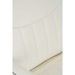 Levi PU Leather White Office Chair