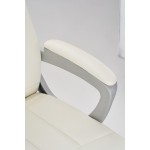 Levi PU Leather White Office Chair