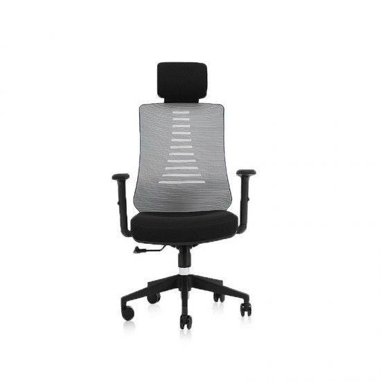 Ezra High Back Black/Gray Office Chair