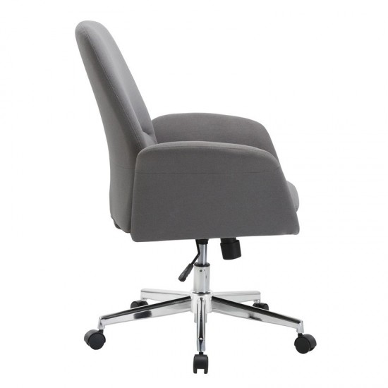 Taylor Gray Fabric Swivel Accent Chair