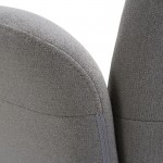 Taylor Gray Fabric Swivel Accent Chair