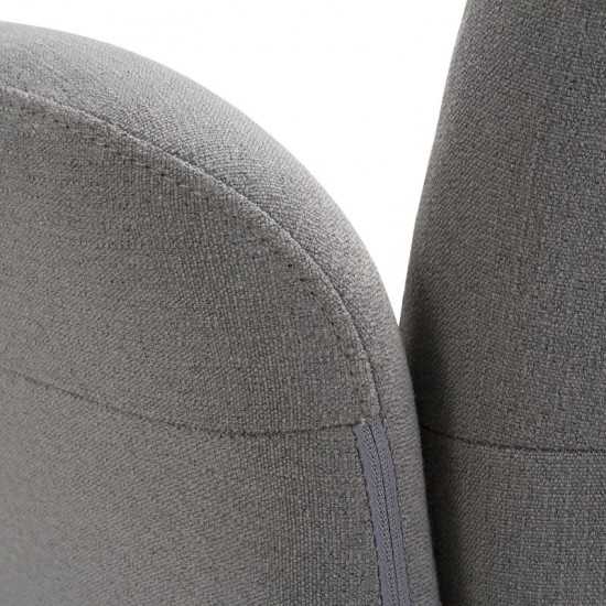Taylor Gray Fabric Swivel Accent Chair