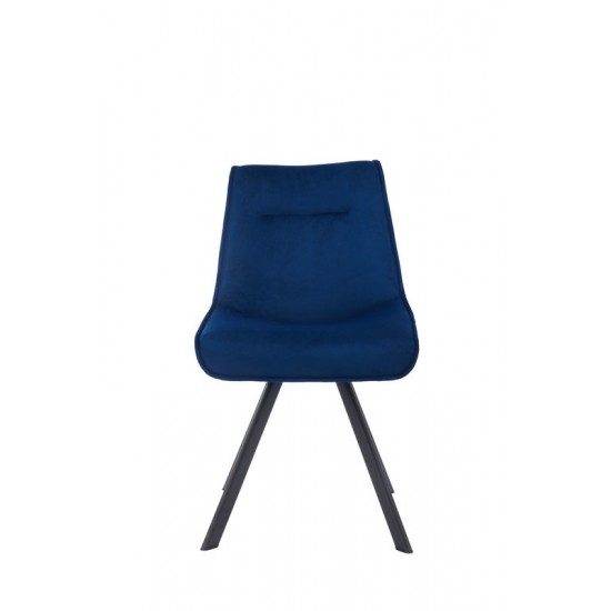 Set of 2 Amber Blue Accent Chair