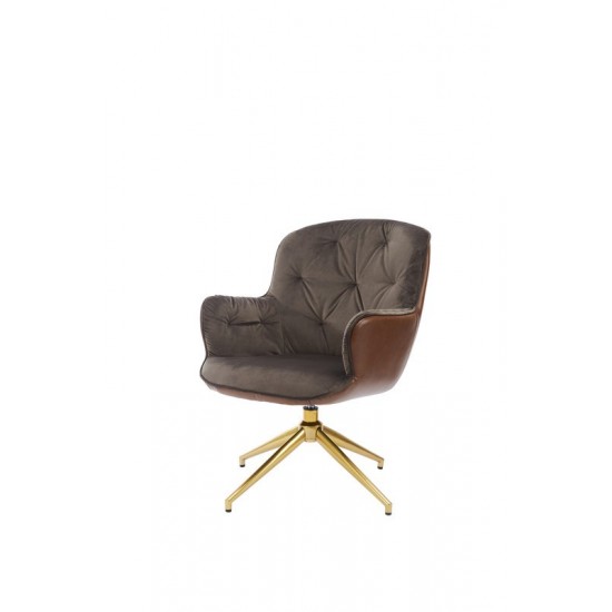 Devin Brown Swivel Accent Chair