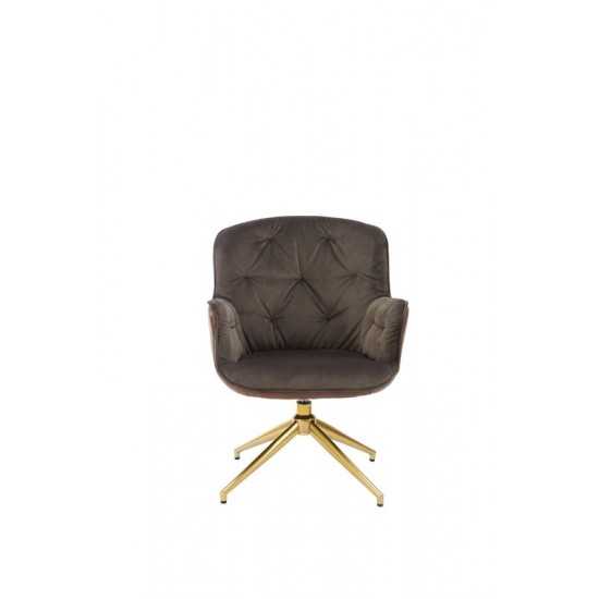 Devin Brown Swivel Accent Chair