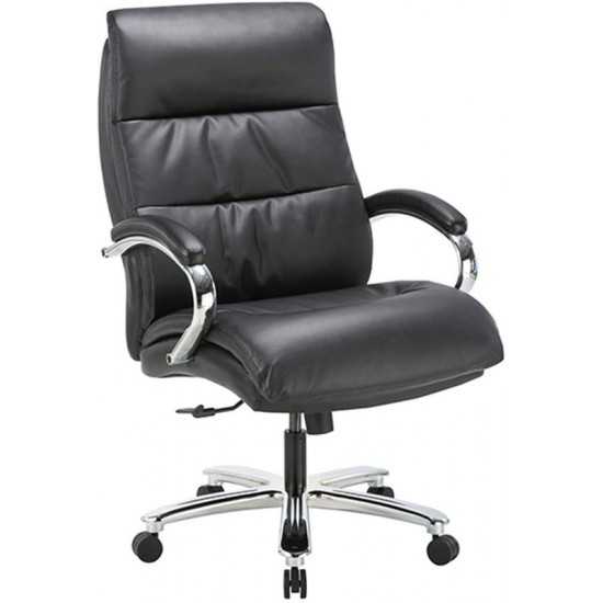 Milo Big and Tall Black Office Chair