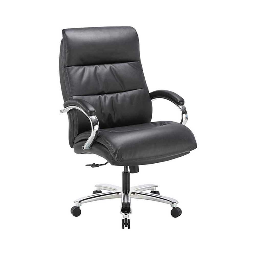 Milo Big and Tall Black Office Chair