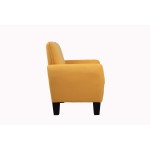 Alyssa Yellow Linen Accent Armchair