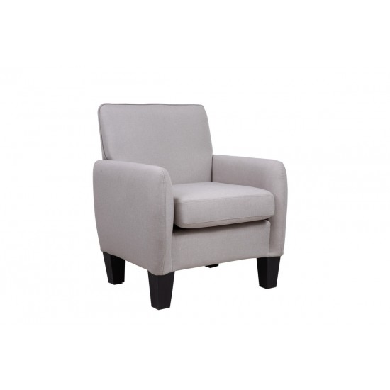 Mia Beige Linen Accent Armchair