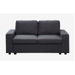 Brenton Loveseat in Dark Gray Linen