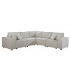 Jenson Modular Sectional Sofa in Beige Linen