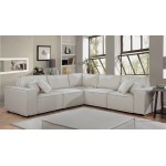 Jenson Modular Sectional Sofa in Beige Linen