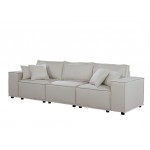 Annabel Sofa in Beige Linen