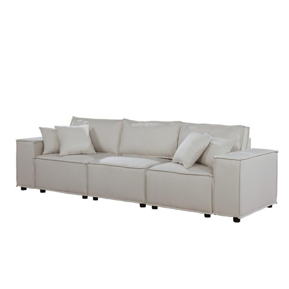 Annabel Sofa in Beige Linen