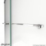 Essence-H 44-48 in. W x 76 in. H Semi-Frameless Bypass Shower Door in Chrome