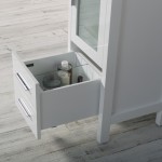 Sydney 16 Inch Vanity Base Only - White