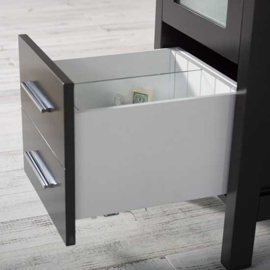 Sydney 16 Inch Vanity Base Only - Espresso