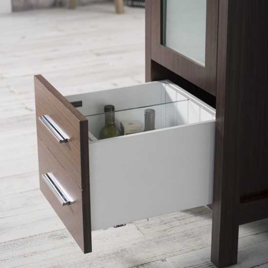 Sydney 16 Inch Vanity with Ceramic Sink - Wenge