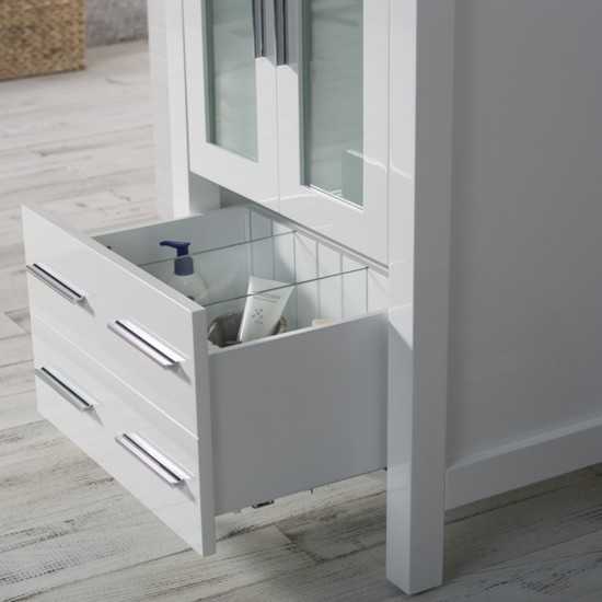 Sydney 24 Inch Vanity Base Only - White