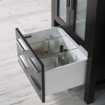 Sydney 24 Inch Vanity with Ceramic Vessel Sink & Mirror - Espresso