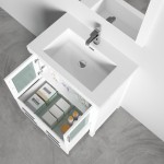 Sydney 30 Inch Vanity Base Only - White