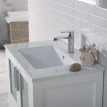 Sydney 30 Inch Vanity with Ceramic Sink - White