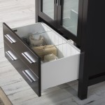 Sydney 30 Inch Vanity with Ceramic Vessel Sink & Mirror - Espresso