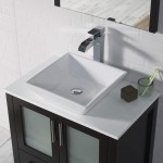 Sydney 30 Inch Vanity with Ceramic Vessel Sink & Mirror - Espresso
